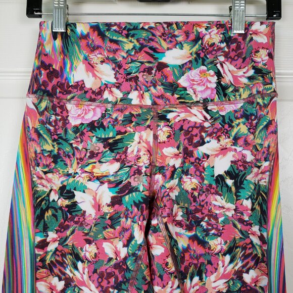 Lululemon Spectrum Wunder Under Hi-Rise Tight  28" Multicolor Floral Size 8 - Picture 2 of 9
